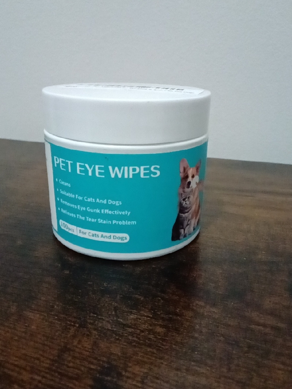 Pet Eye Wipes 100pcs Dogs 🐶 & 😺 Cats Gentle Tear Stain Remover Pads